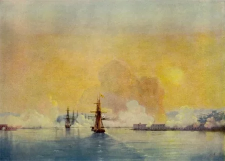 Arrival into Sevastopol Bay, Aivazovsky - Description of the Painting