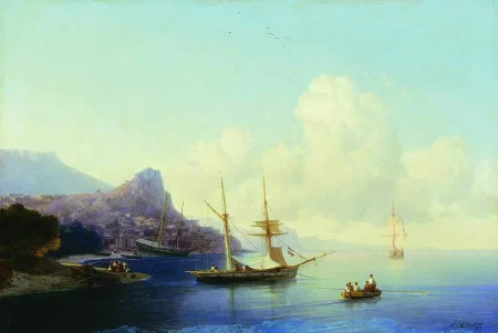 Gurzuf, 1859, Ivan Aivazovsky - Description of the Painting