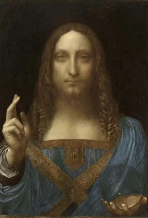 Savior of the world, Painting by Leonardo da Vinci - Description