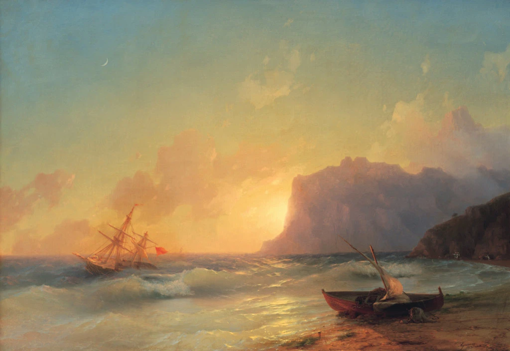 The Sea. Koktebel, Ivan Aivazovsky - Description of the Painting