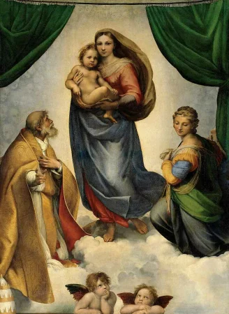 Painting "The Sistine Madonna", Raphael - Meaning and Analysis