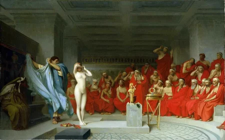 Phryne before the Areopagus, Gerome - Description and Analysis Painting