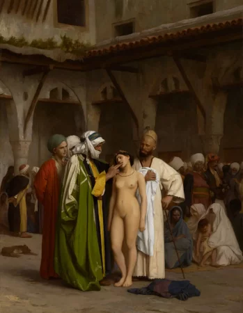 Slave Market, Jean-Leon Gerome - Description of the Painting