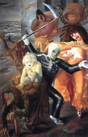 The Seven Deadly Sins, Otto Dix - Description of the Painting
