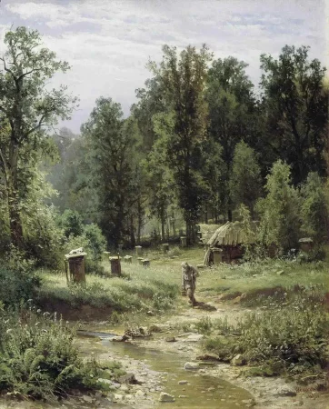 An Apiary in the Forest, Ivan Shishkin - Description of the Painting