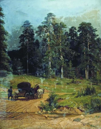 Polesye, Ivan Shishkin - Description of the Painting