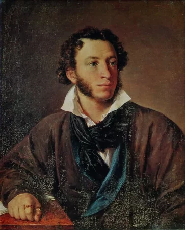 Portrait of Alexander Pushkin, Vasily Tropinin - Description of the Painting