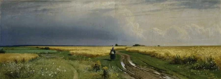 Road in the Rye, Ivan Shishkin - Description of the Painting