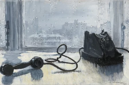 Waiting, Yuri Pimenov - Description of the Painting