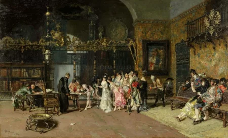 The Spanish wedding, Mariano Fortuny - Description of the Painting