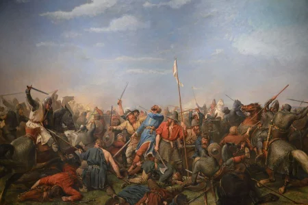 The Battle of Stamford Bridge, Peter Nicolai Arbo