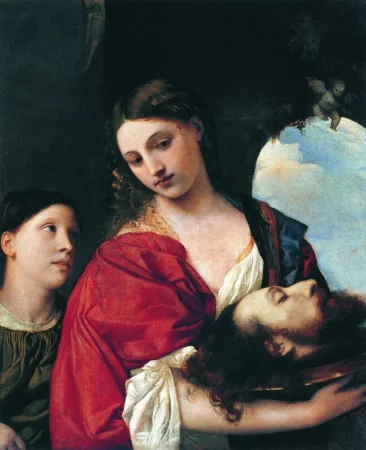 Salome with the head of John the Baptist, Titian, analysis